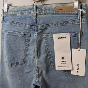 Grlfrnd The Reed $248 High Rise Slim Jean NWT